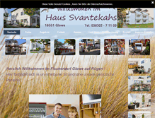 Tablet Screenshot of haus-svantekahs.de